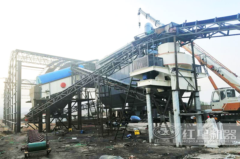 機制砂生產(chǎn)線現(xiàn)場 機制砂生產(chǎn)線現(xiàn)場