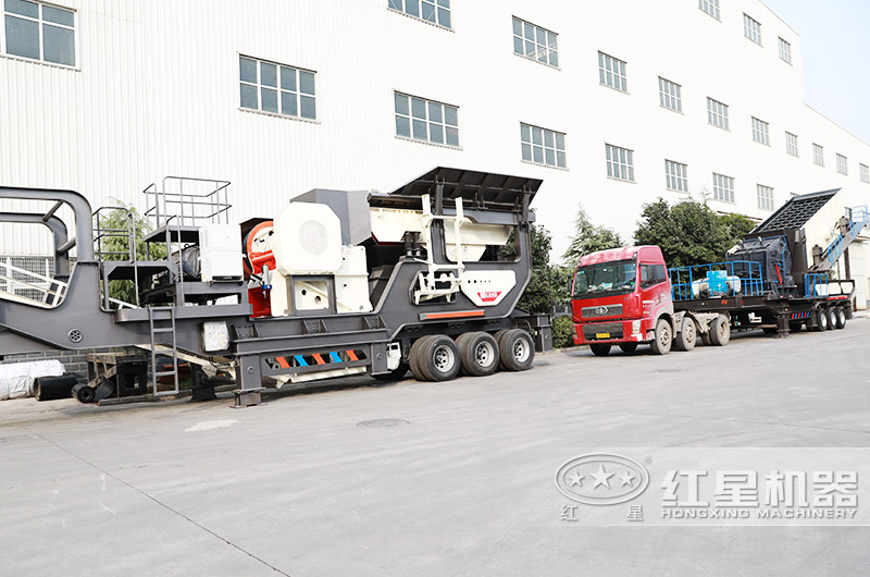 建筑垃圾移動顎破機 建筑垃圾移動顎破機