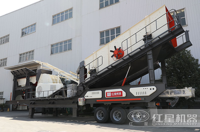 移動(dòng)式建筑垃圾破碎機(jī)設(shè)備圖 移動(dòng)式建筑垃圾破碎機(jī)設(shè)備圖