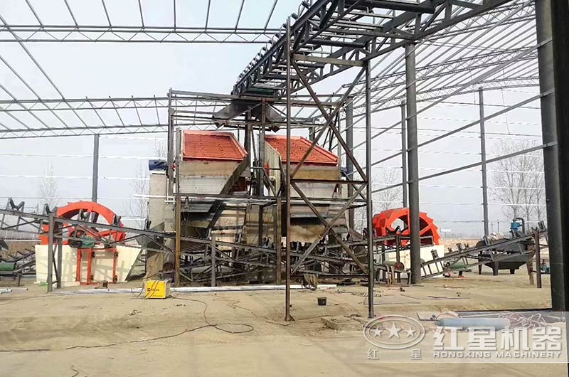 日產(chǎn)3000方洗沙機作業(yè)現(xiàn)場圖片 日產(chǎn)3000方洗沙機作業(yè)現(xiàn)場圖片