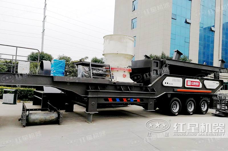 圓錐破移動式制砂一體機(jī):進(jìn)料口大 圓錐破移動式制砂一體機(jī):進(jìn)料口大