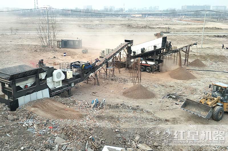 渣土移動粉碎現場 渣土移動粉碎現場