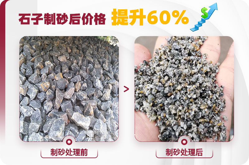 石子制砂后利潤高,經濟效益好 石子制砂后利潤高,經濟效益好