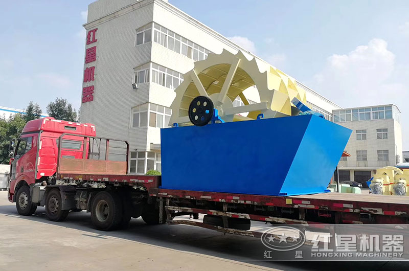 每小時產50噸輪式洗砂機設備發(fā)貨 每小時產50噸輪式洗砂機設備發(fā)貨