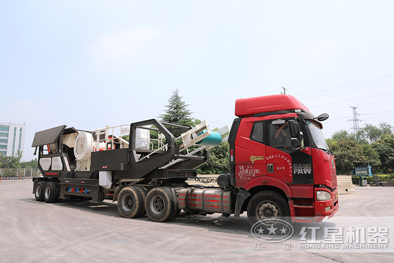 輪胎移動破碎機 輪胎移動破碎機