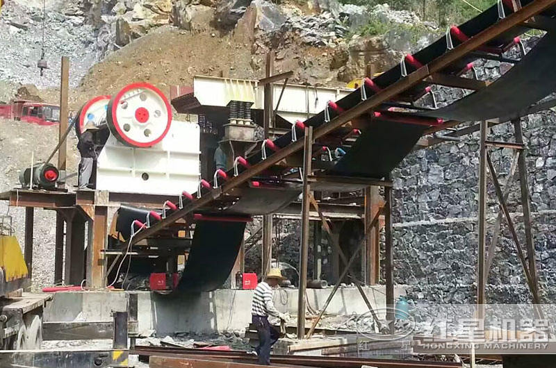 顎式破碎機作業現場圖片 顎式破碎機作業現場圖片