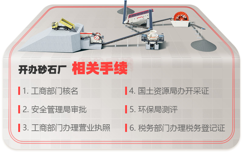 辦砂石廠需要什么手續 辦砂石廠需要什么手續