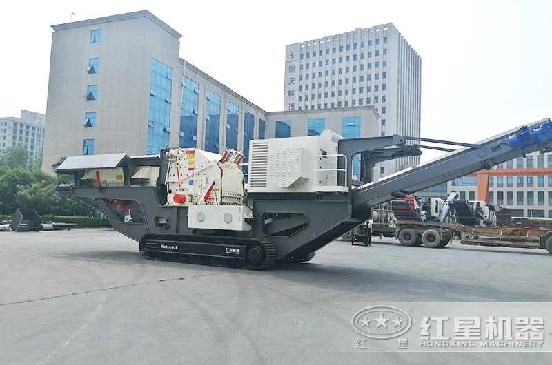 履帶式破碎機配置反擊破 履帶式破碎機配置反擊破