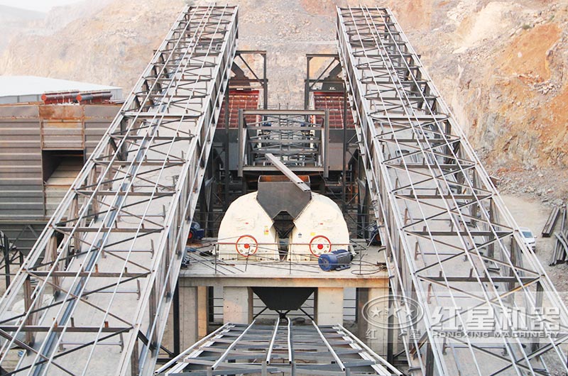 單段式破碎工藝現(xiàn)場(chǎng) 單段式破碎工藝現(xiàn)場(chǎng)