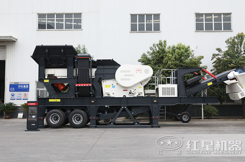 粗碎輪胎移動破碎站圖片 粗碎輪胎移動破碎站圖片