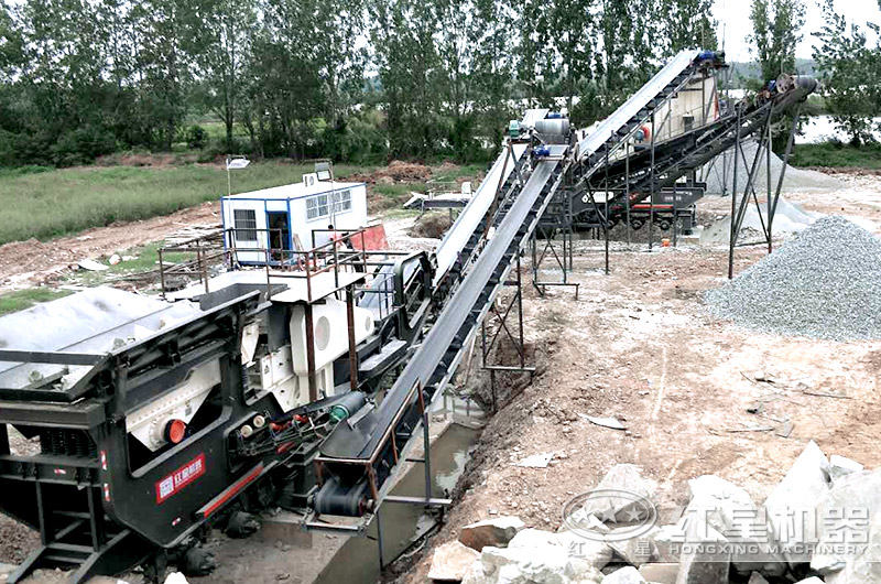 輪胎式移動顎式破碎機 輪胎式移動顎式破碎機